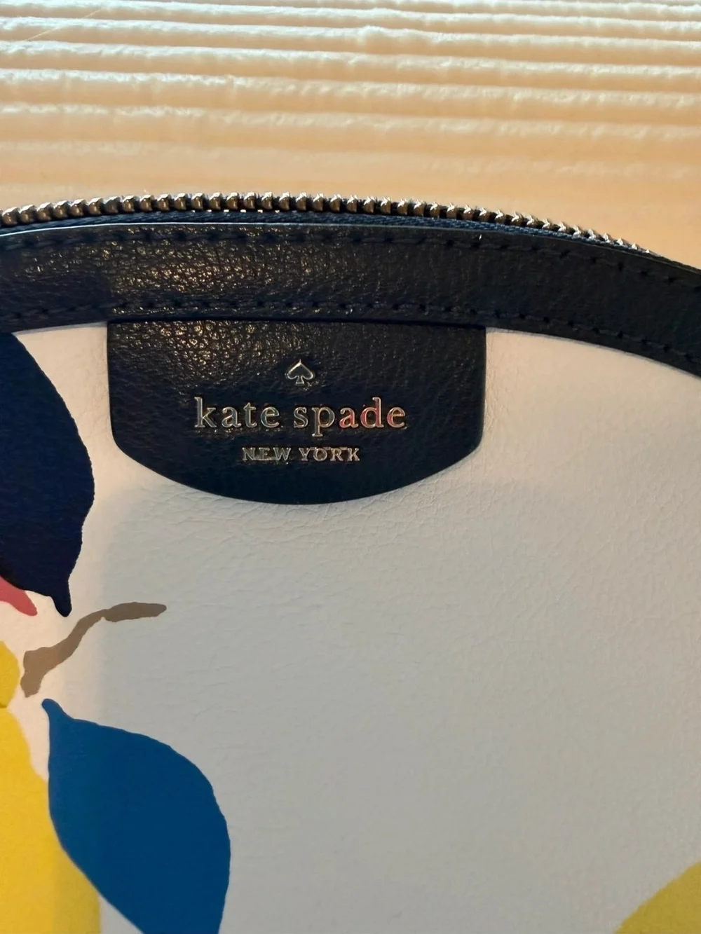 kate spade Lemon Print Crossbody Bag - Yellow/Black/White